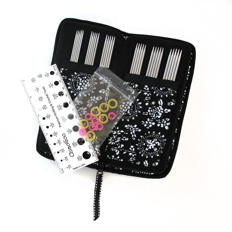 ChiaoGoo DPN Sock Set - Stainless Steel