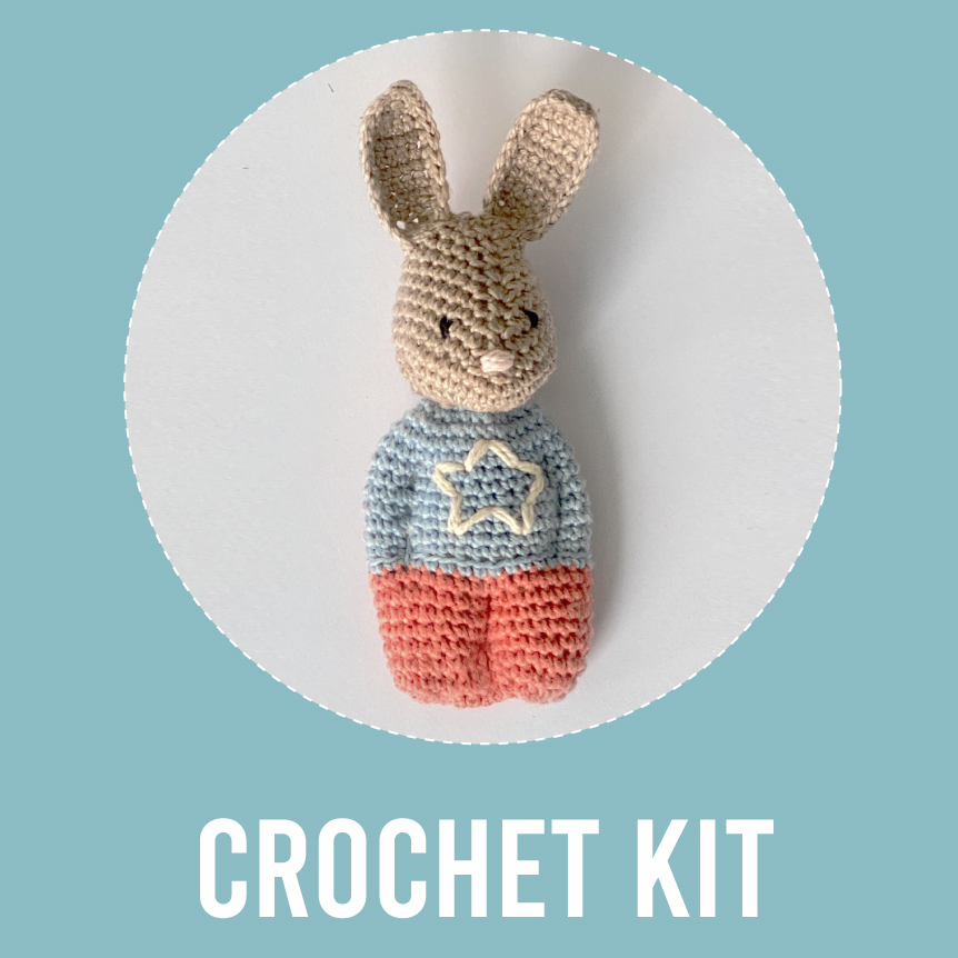 Hoppy Days Bunny Crochet Kit